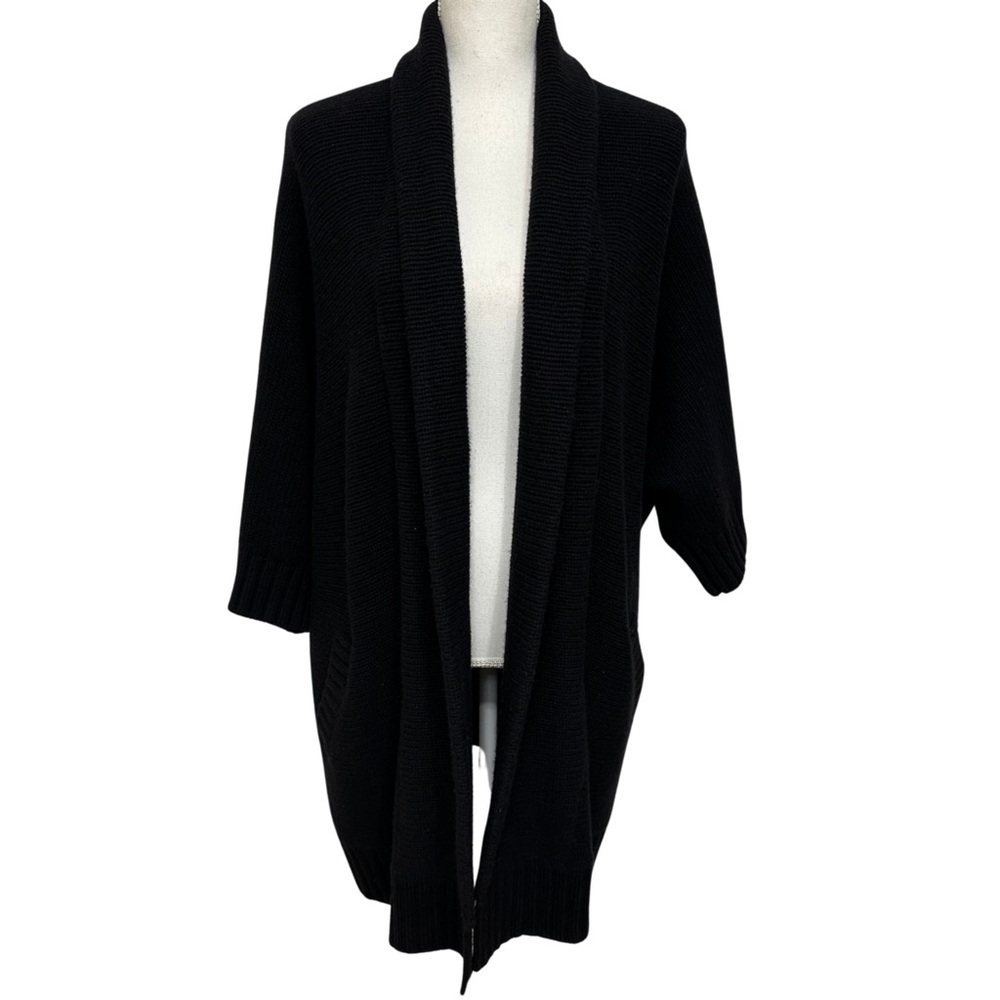 Polo Ralph Lauren Merino Wool Cashmere Cardigan Sweater Open Pockets Small EUC